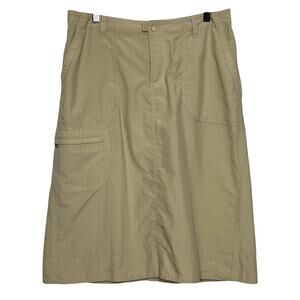 Patagonia Midi Skirt Neutral Tan Size 10